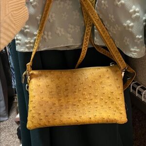 Elegant Mustard Crossbody Bag